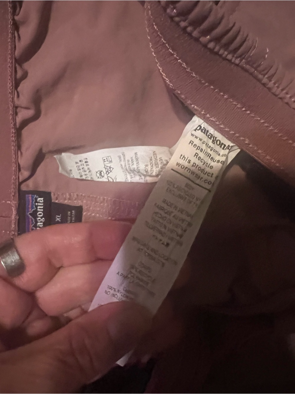 Patagonia Women's Dusty Rose Athletic Shorts - Picture 9 of 11